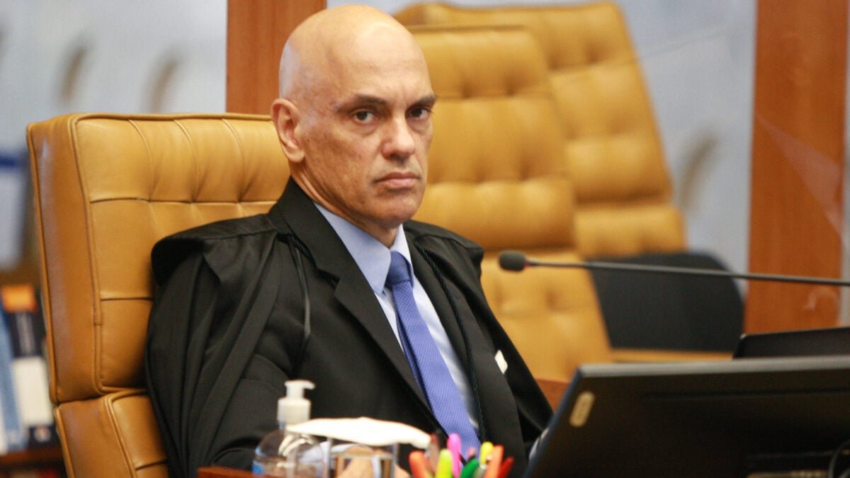 Ministro Alexandre de Moraes compareceu ao clássico no mesmo dia que foi sancionado pelos EUA- Foto: STF/Divulgação