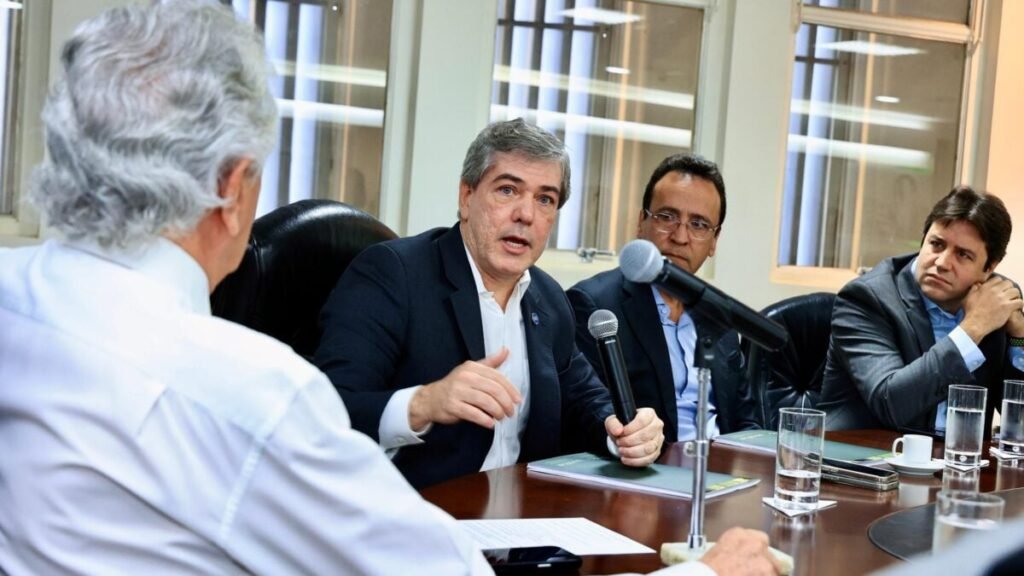 André Rocha, presidente da Fieg, destaca que situação para Goiás diante do tarifaço, não é boa. Mesmo com produtos tendo sido poupados pelo governo norte-americano (Foto: Divulgação - Naira Batista - Fieg)