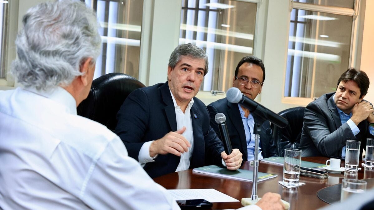 André Rocha, presidente da Fieg, destaca que situação para Goiás diante do tarifaço, não é boa. Mesmo com produtos tendo sido poupados pelo governo norte-americano (Foto: Divulgação - Naira Batista - Fieg)