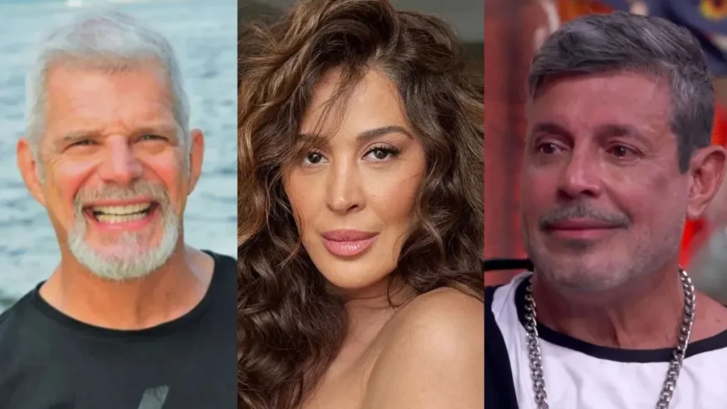 Raul Gazolla, Claudia Raia e Alexandre Frota • Montagem CNN