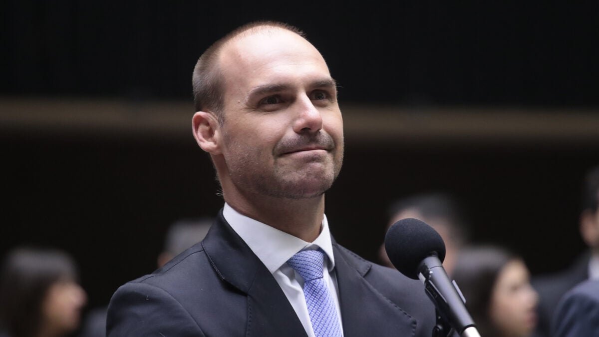 Eduardo articula aproximar grupo que era ligado a Olavo de Carvalho | Foto: Bruno Spada/Câmara dos Deputados