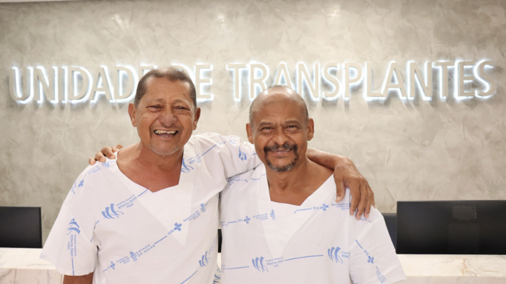 Irmãos de Porangatu recebem rins da mesma doadora em transplantes feitos no HGG (Foto: Divulgação)
