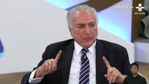 Temer confirma convite para disputar presidência pelo PSDB: 'Gentileza do Perillo' (Foto: Reprodução)