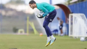 Goleiro Ronaldo em treino pelo Bahia. Foto: Rafael Rodrigues - Bahia