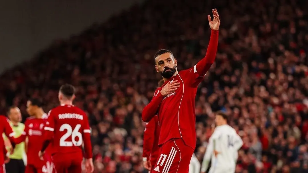 Salah teceu fortes críticas ao Liverpool após empate por 3 a 3 contra o Leeds, e não foi relacionado para partida da Champions • Reprodução/Liverpool