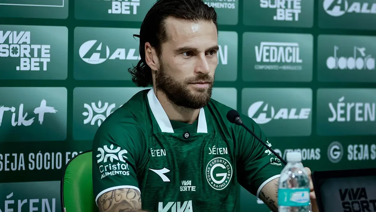 Lucas Lima em apresentação no Goiás. Foto: Rosiron Rodrigues - Goiás