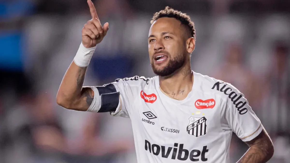 Neymar marcou o gol do Peixe na partida (Foto: Raul Baretta / Santos FC)
