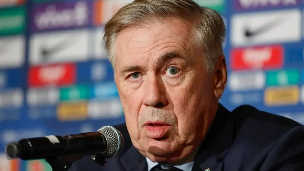 Carlo Ancellotti, técnico da seleção brasileira. Foto: Rafael Ribeiro - CBF