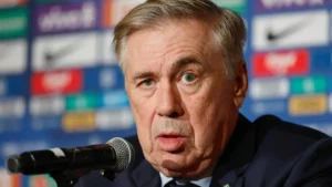 Carlo Ancellotti, técnico da seleção brasileira. Foto: Rafael Ribeiro - CBF