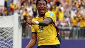 Atacante Gonzalo Plata comemora segundo gol do Equador (Foto: Instagram)