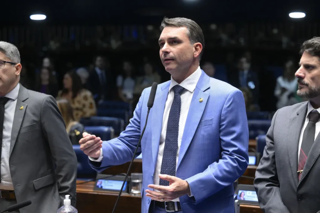 Posts contra Flávio foram publicados por deputados de esquerda • Carlos Moura/Agência Senado