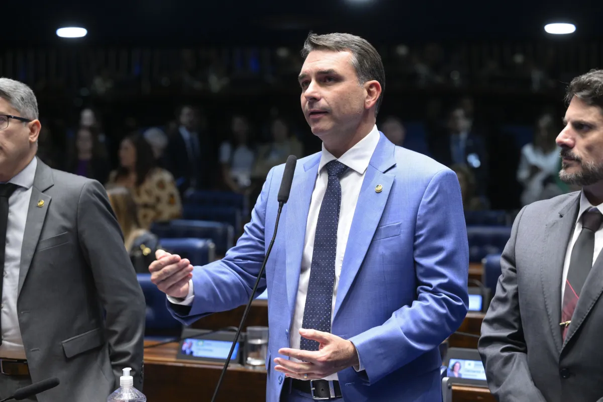 Posts contra Flávio foram publicados por deputados de esquerda • Carlos Moura/Agência Senado