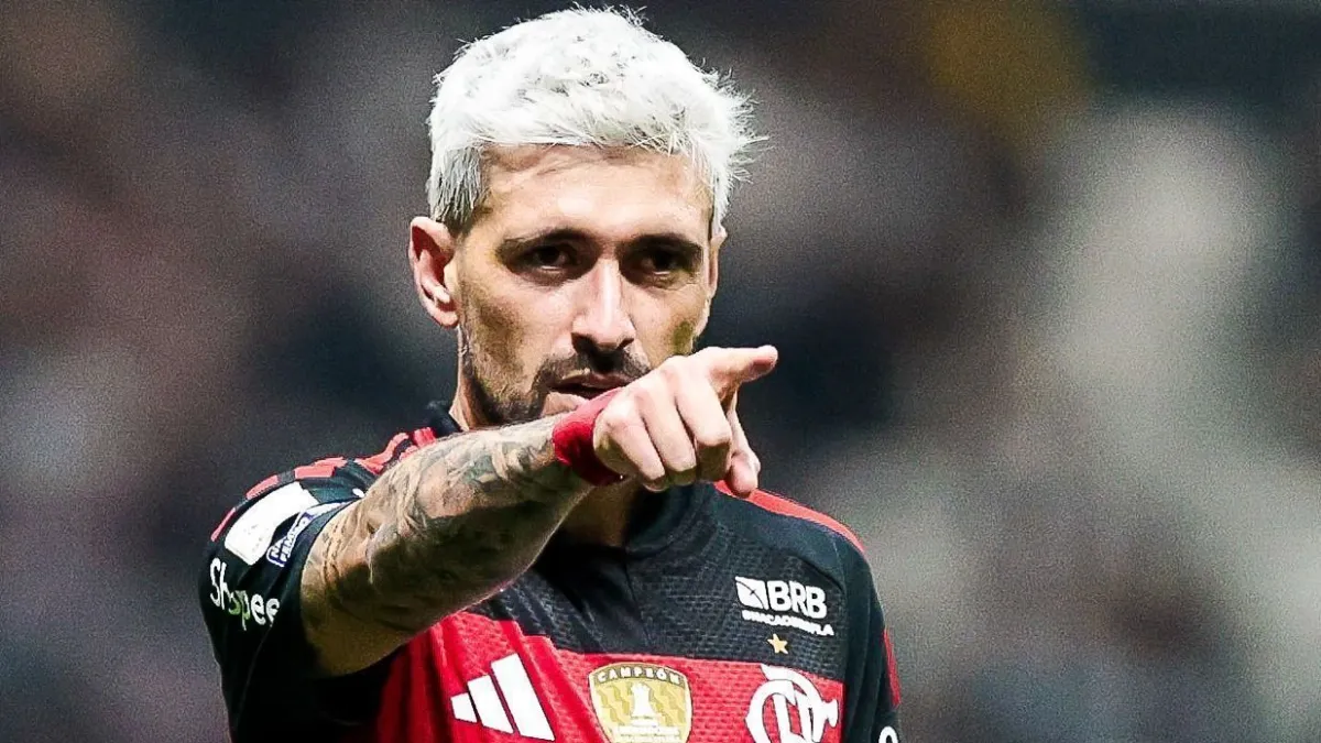 Arrascaeta em jogo do Flamengo • Foto: Gilvan de Souza/ Flamengo