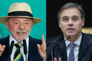 Lula e o ministro André Mendonça, do STF: PF empurrada para crise (Foto: Divulgação)